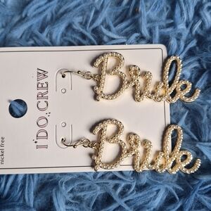 Barbie Gold 'Bride' Earrings